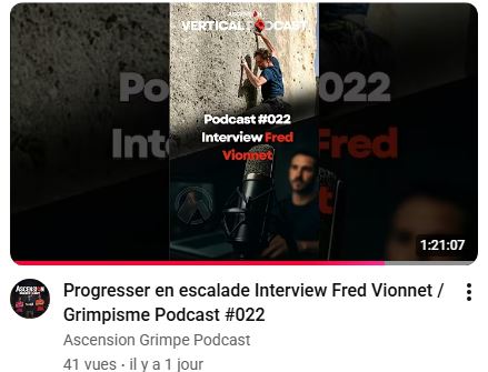 podcast entrainement escalade grimpe