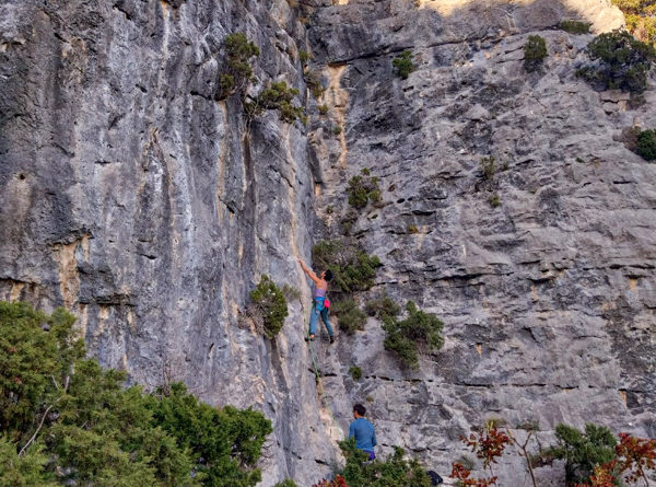 escalade climbing verdon