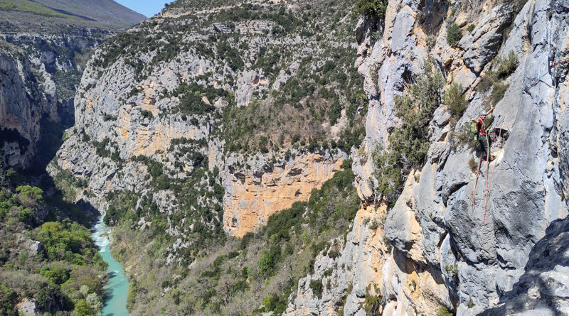 escalade climbing verdon