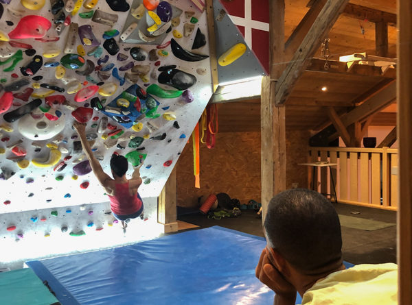 salle escalade climbing gym chamonix