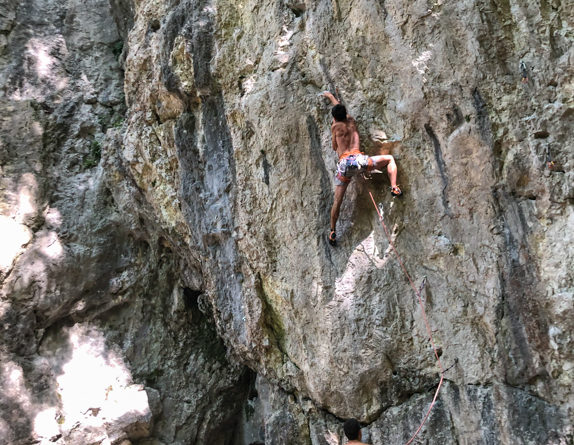 escalade climbing pierre de boere haute savoie